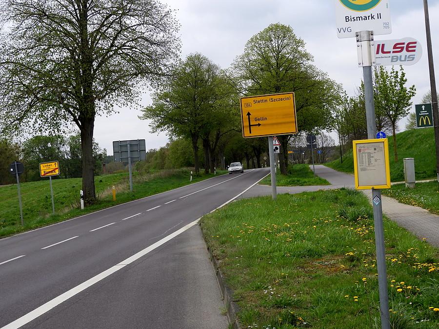 Parę kilometrow za granicą.