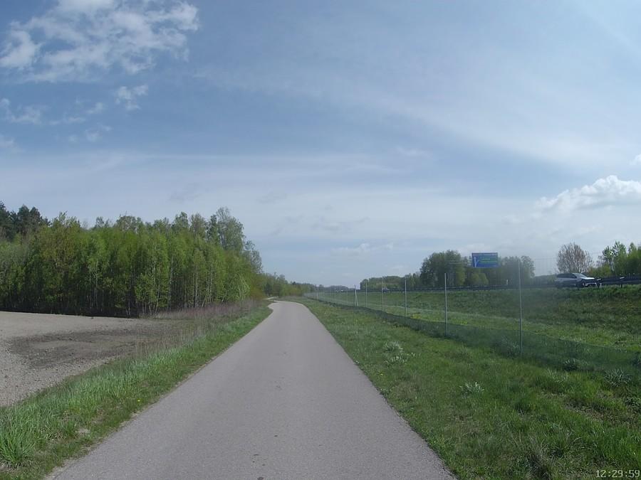Serwisówka przy Autostradzie Wolności kierunek Terespol