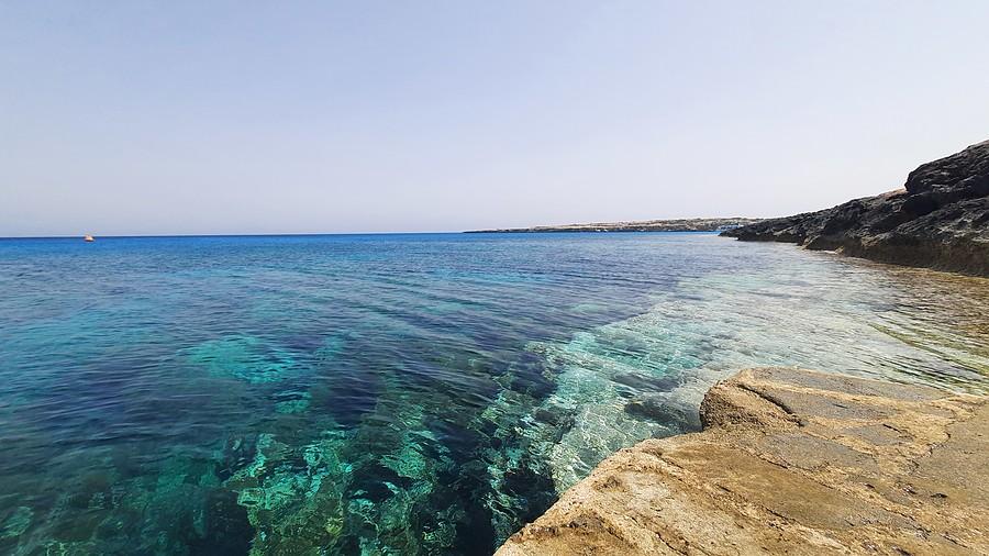 Cape Greko, Blue Lagoon. Takiej wody, to jeszcze nie widziałem.