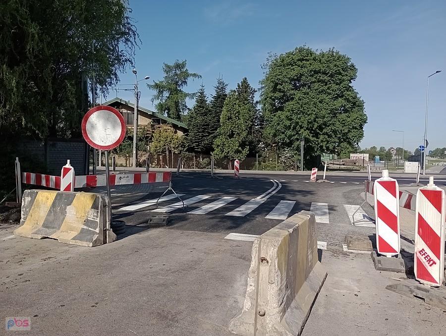Na budowie ronda w Jawczycach już można przejechać