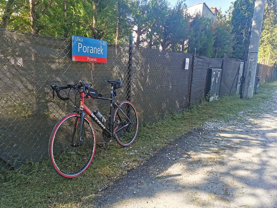 Poranek na rowerze
