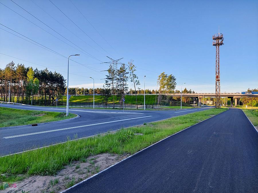 Częstochowa - przedłużenie ul. Korfantego o poranku