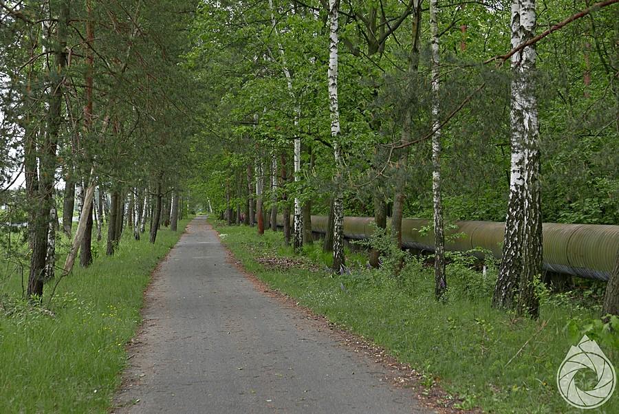 DDRka wzdluż rur do Jaworzna