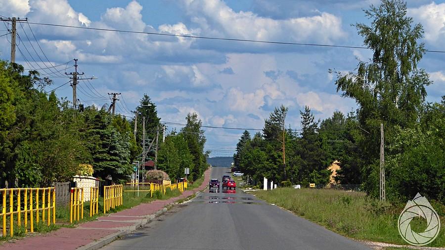 typowe proste przez wsie w Świętokrzyskiem
