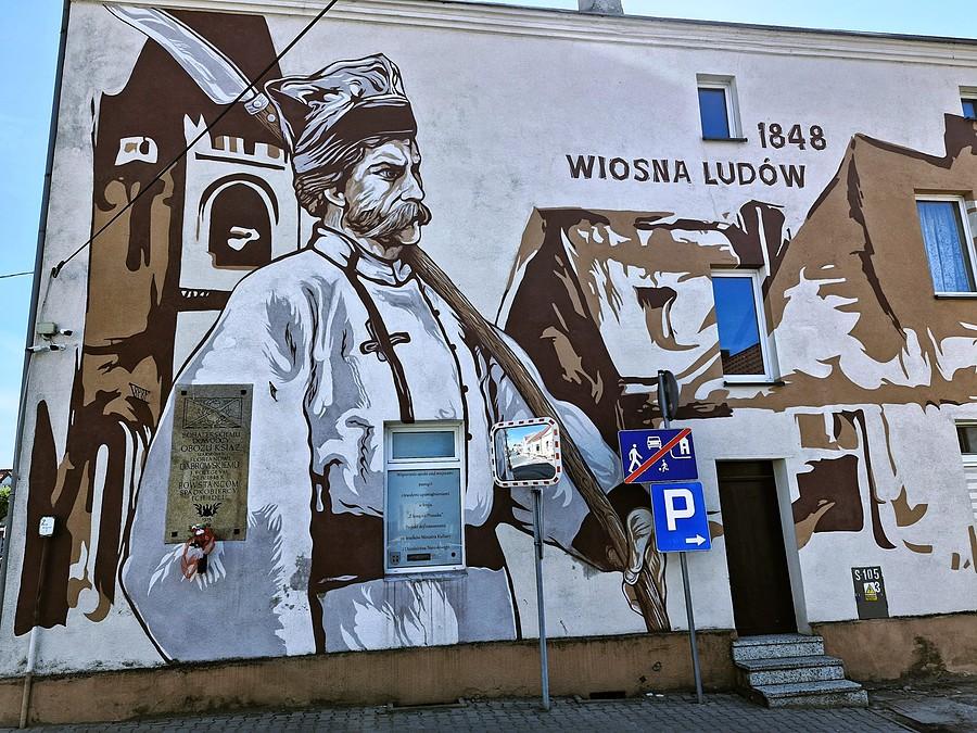 Mural w Książu WIelkopolskim