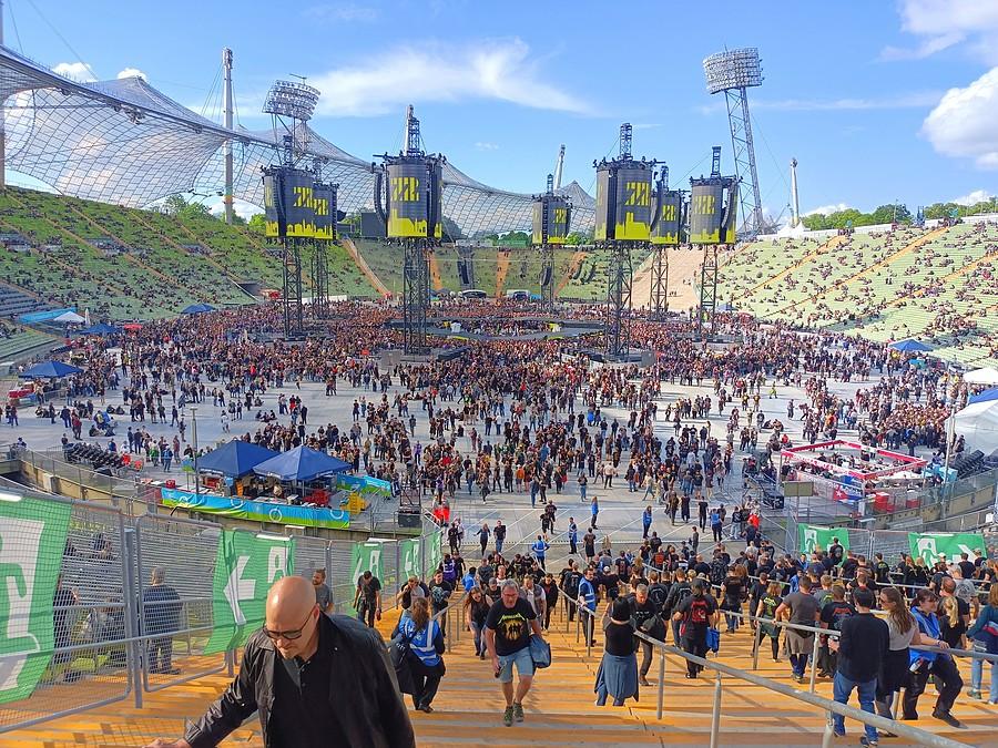 Stadion Olimpijski w Monachium.