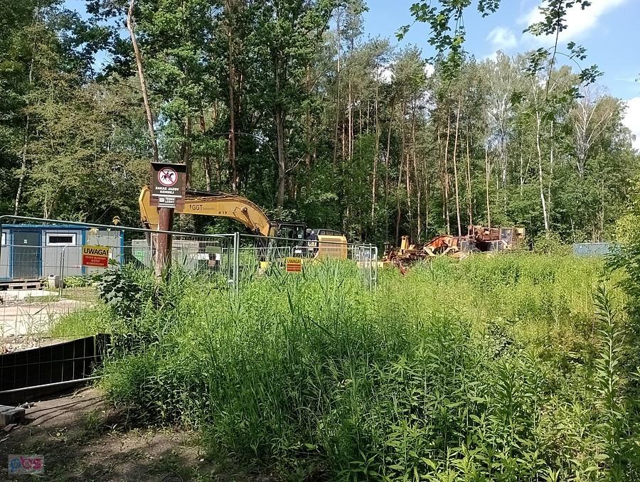 Maszyny stoją już na kolejnym odcinku