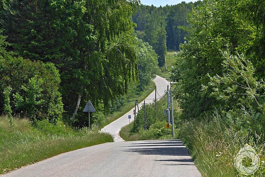pofalowane drogi pod grzbiet SieradowickiegoPK