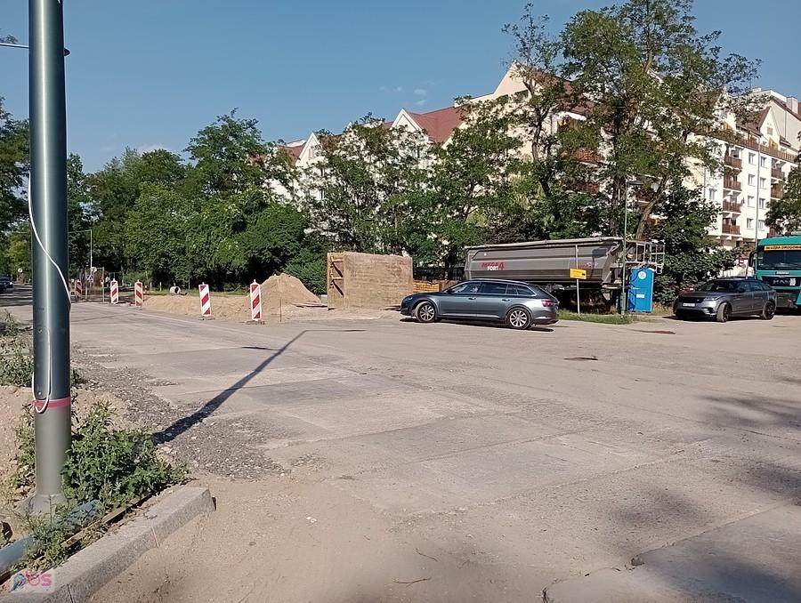Na końcu przedłużenia trwają jeszcze prace