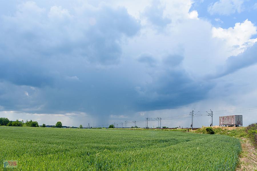 Burza idąca w kierunku Kochanowic