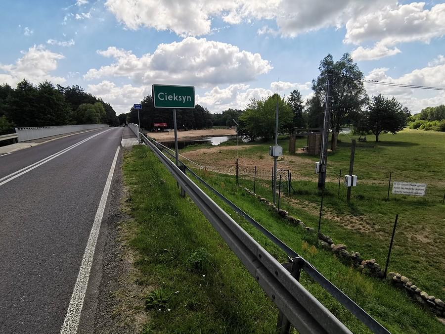 Most w Borkowie jest w Cieksynie