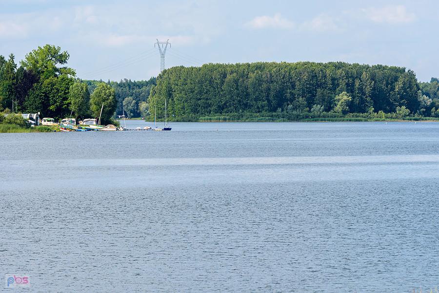 Zalew Przeczyce widziany z południowego brzegu