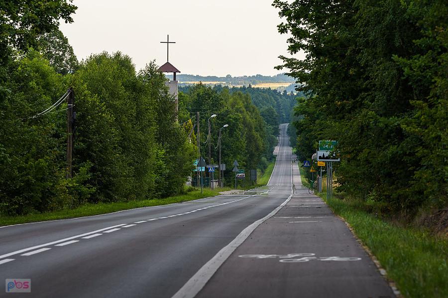 Gęzyn - widok w kierunku Koziegłów