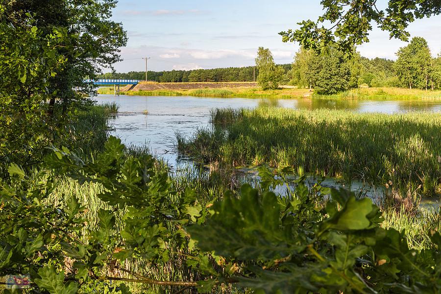 Kuźnica Stara - czyli południowe zakończenie zbiornika wodnego "Poraj"