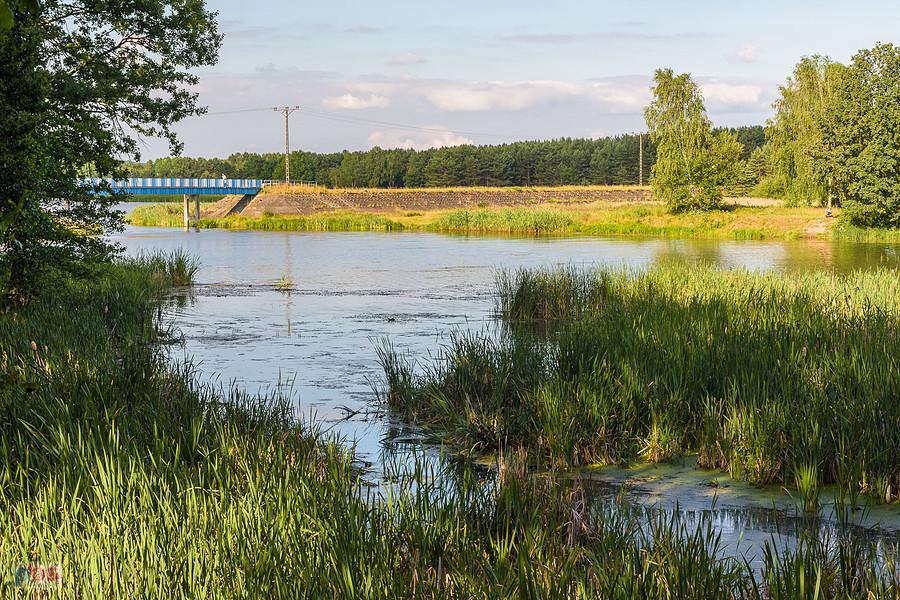 Kuźnica Stara - czyli południowe zakończenie zbiornika wodnego "Poraj"
