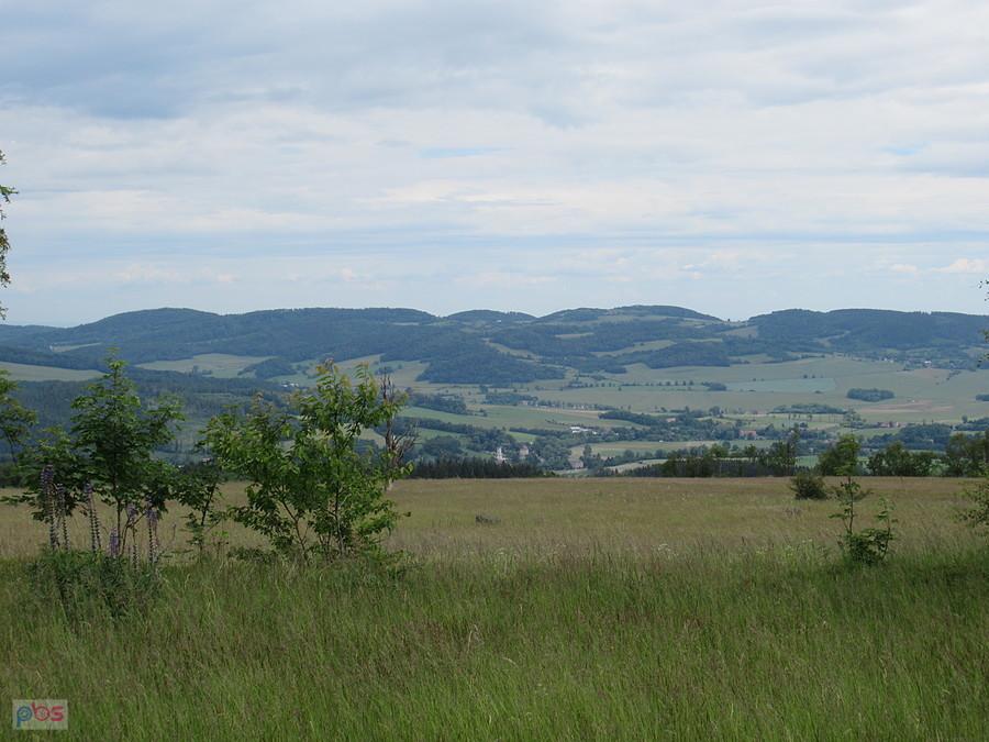 Góry Kaczawskie z okolic Wieściszowic