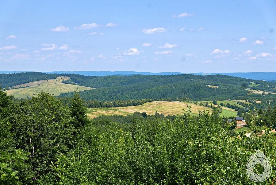 garby niższych Bieszczadów znad Bereżnicy