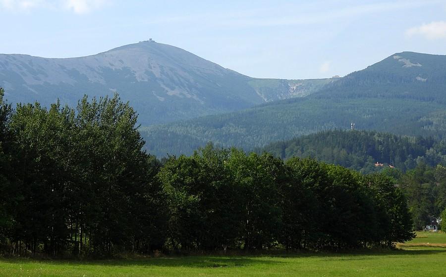 Karkonosze widziane ze Ścięgien