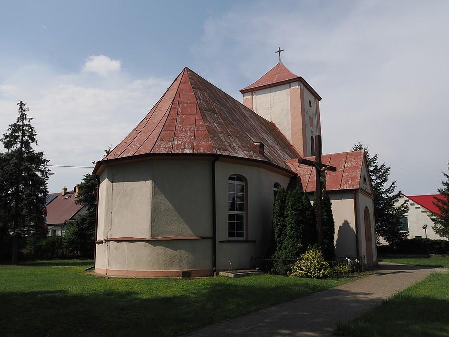 Kościół Najświętszego Serca Jezusa, wybudowany w 1825 roku w Żabicach