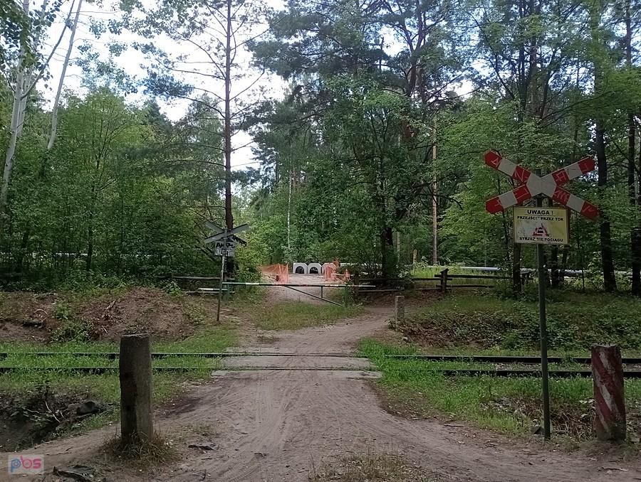 Przejazd przez tor i budowę gazociągu