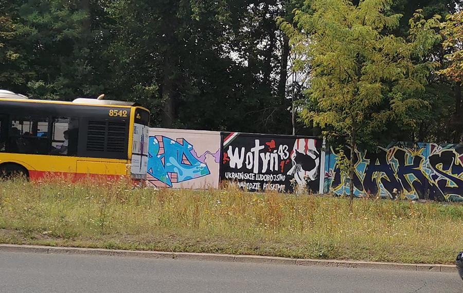 Mural z Wołyniem