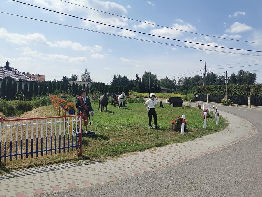 Amerykański policjant i kawalerzysta Unii bez nogi