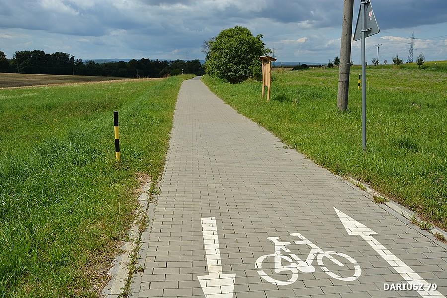 Rybí - Droga rowerowa w stronę Nový Jičín