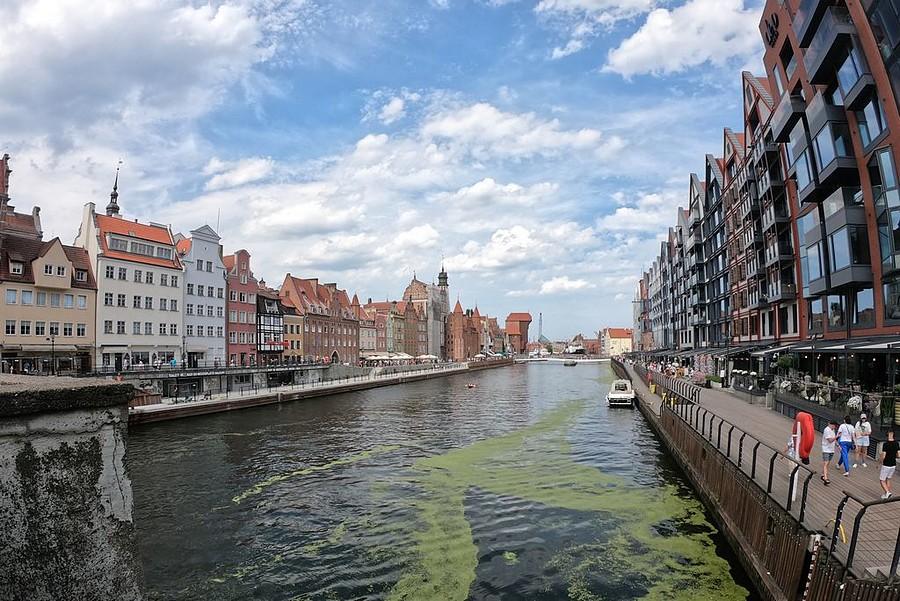 Pierwsze w życiu spojrzenie na gdańskie Stare Miasto :)