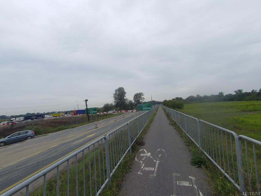 Powrót na drogę rowerową