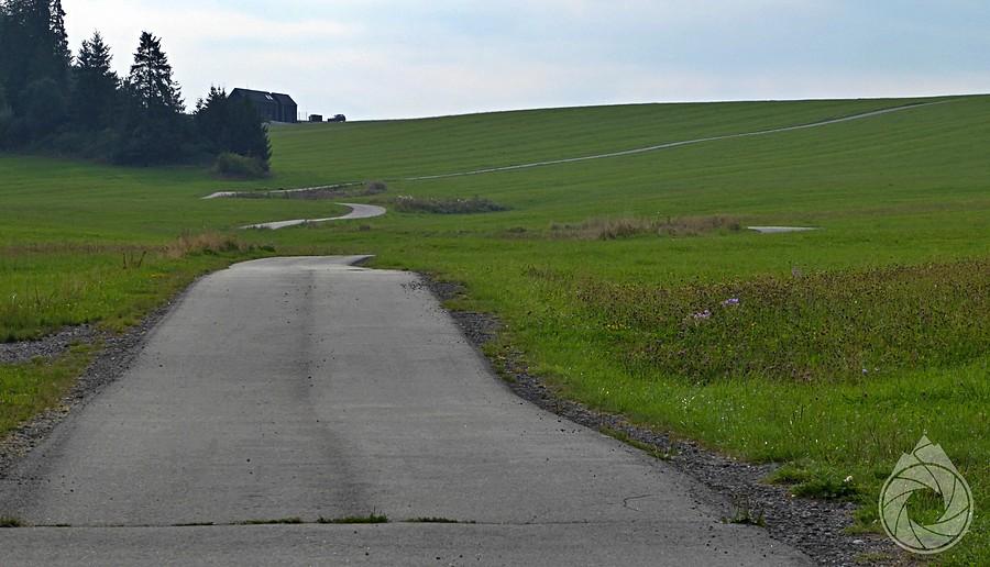 podjazd DDRką VeloSpisz nad Dursztyn