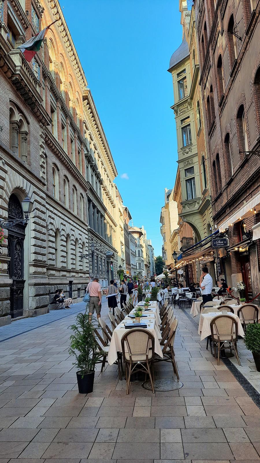W centrum Budapesztu.
