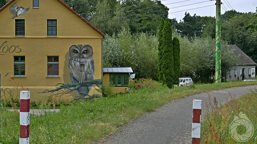 jeden z przyścieżkowych pensjonatów
