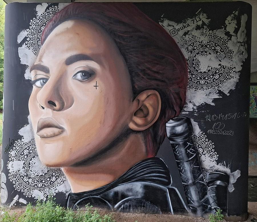 Nowy mural pod Wartostradą