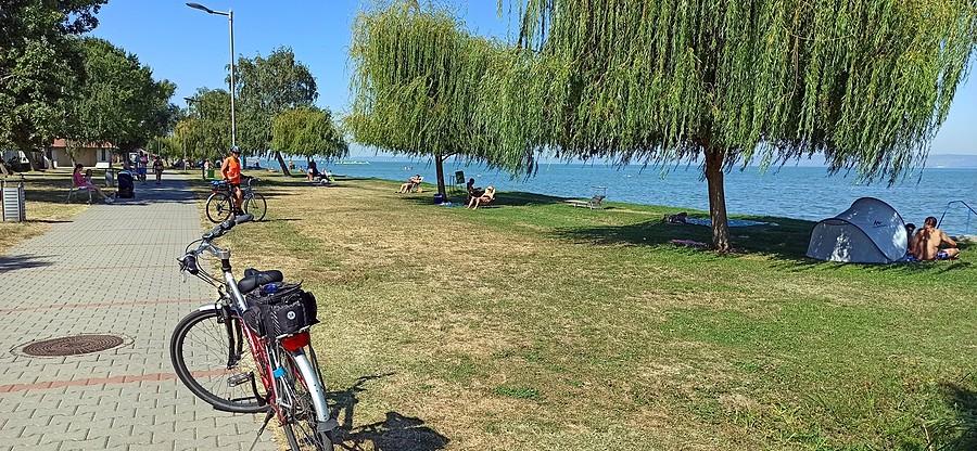 Południowy brzeg Balatonu w okolicy Siofok