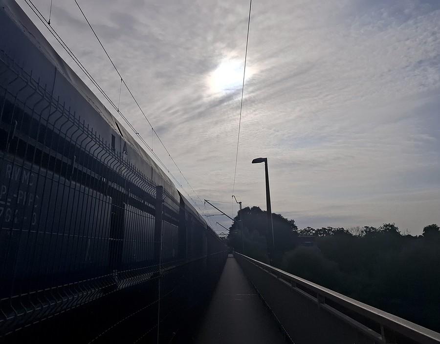 Pranek z pociągową mijanką