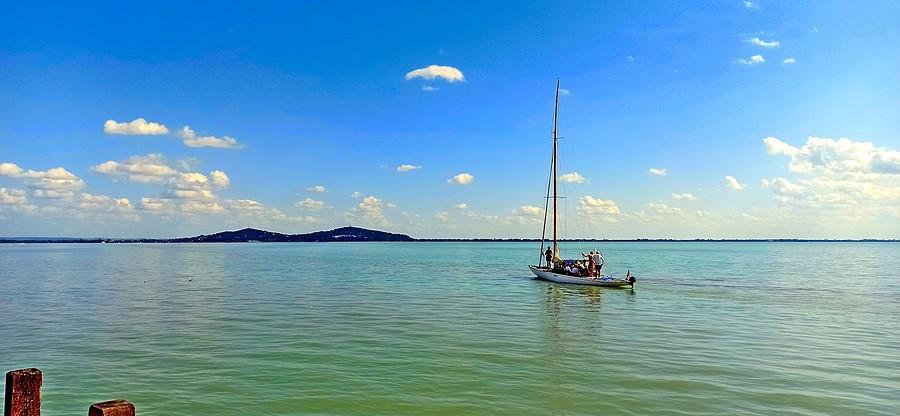 Balaton, Widok na południowy brzeg