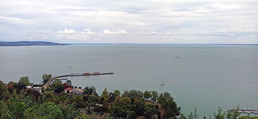 Widok na Balaton z Tihany