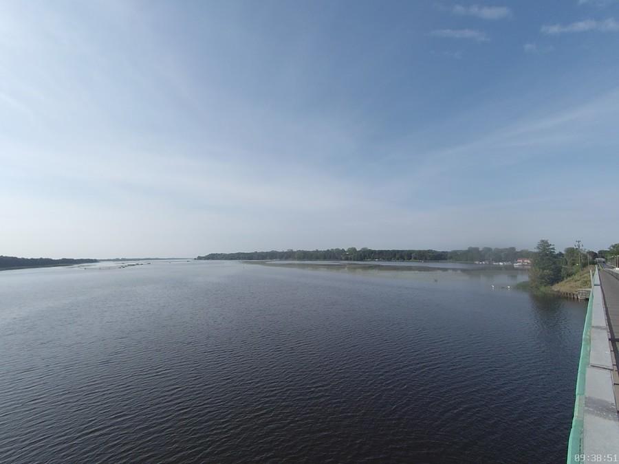 Fotka z mostu, Narew w Wierzbicy