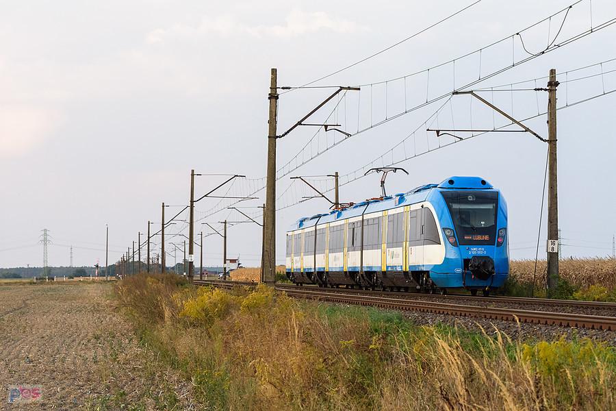 14WE-01 jako podsył do Lublińca na linię S-8, szlak: Toszek Północ - Czarków, linia D29-152 we wsi Świbie.