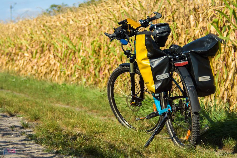 Mój rower cyknięty przy użyciu starego manualnego obiektywu - Helios 44M-4