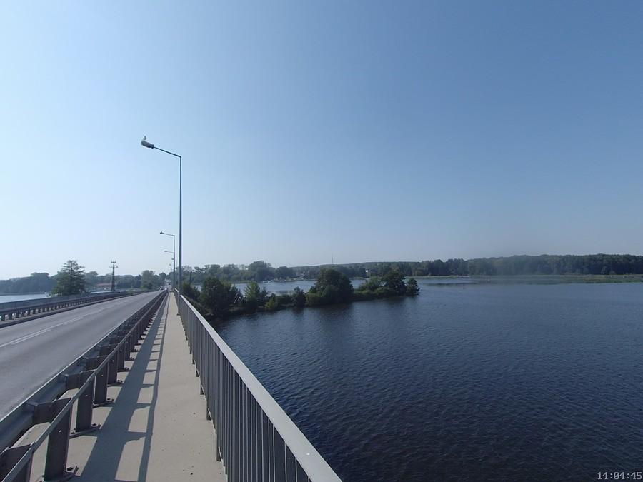Most na Narwi w Wierzbicy im. Obrońców Ziemi Serockiej w 1920 roku