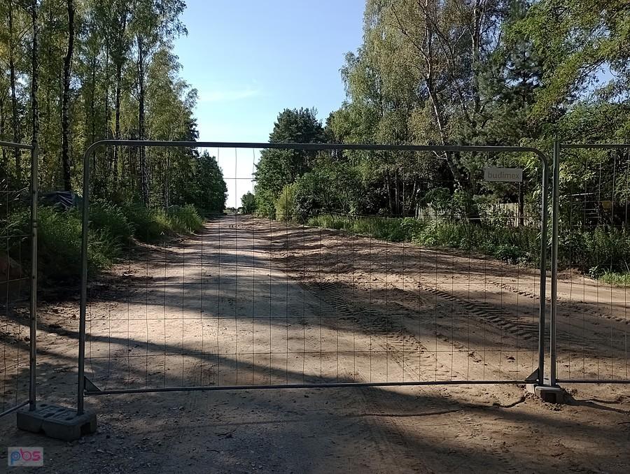 Ta droga jeszcze zamknięta