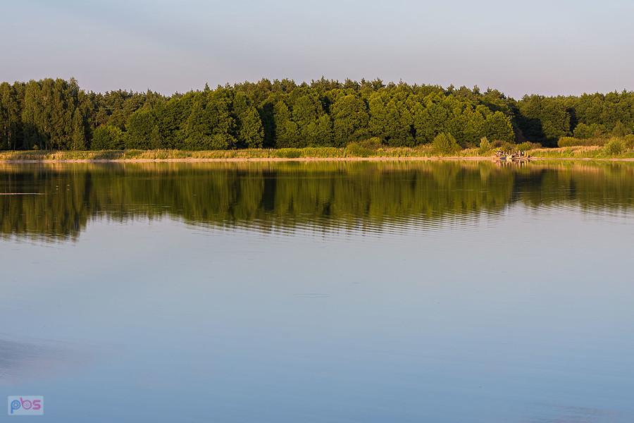 Łowisko Dzibice popołudniową porą