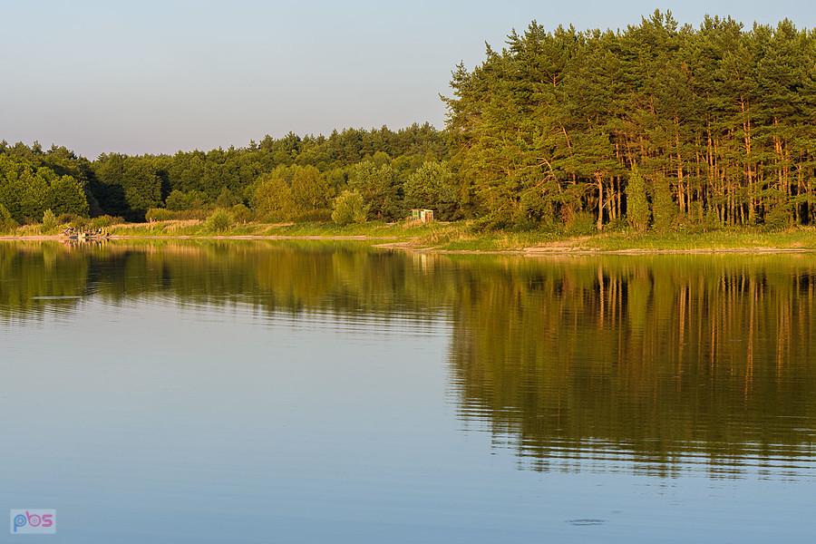 Łowisko Dzibice popołudniową porą