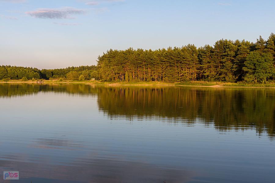 Łowisko Dzibice popołudniową porą