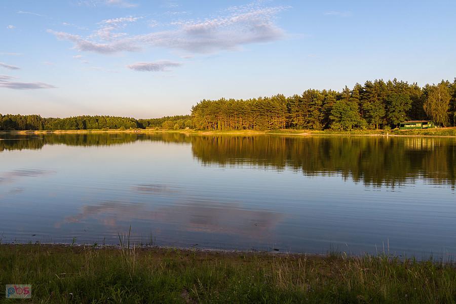 Łowisko Dzibice popołudniową porą