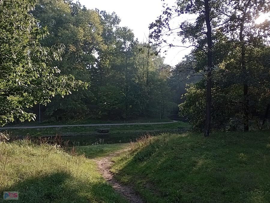 Fosa w parku na Forcie Bema