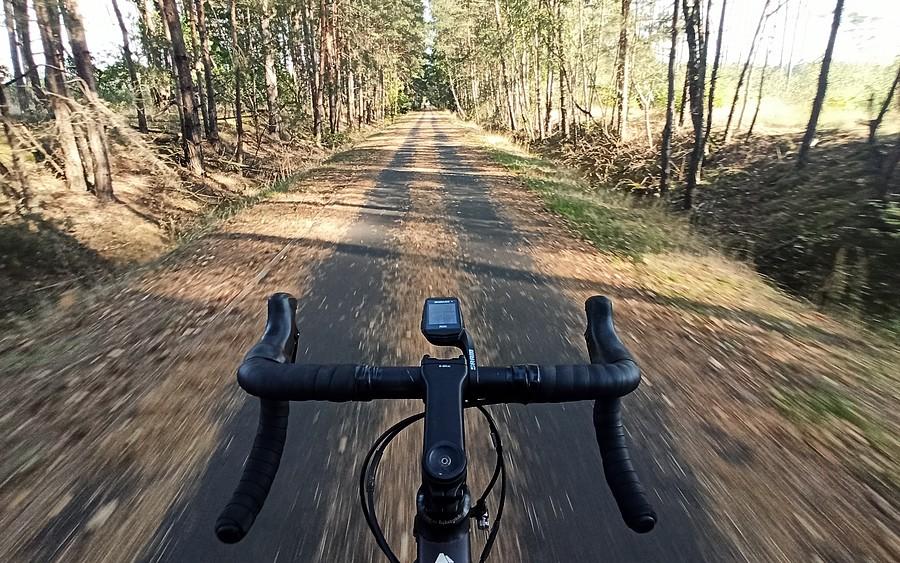 Dynamicznie na rowerówce Stobnica - Słonawy