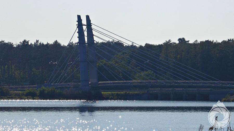 wiszący most nad Sielpią