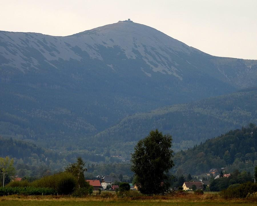 Śnieżka widziana ze Ścięgien